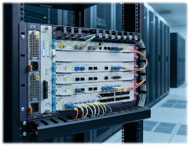 Solutia Perfect-OLT pentru retele GPON ZTE