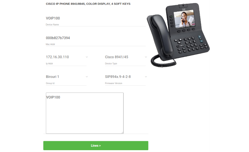 Configurarea echipamentelor Cisco
